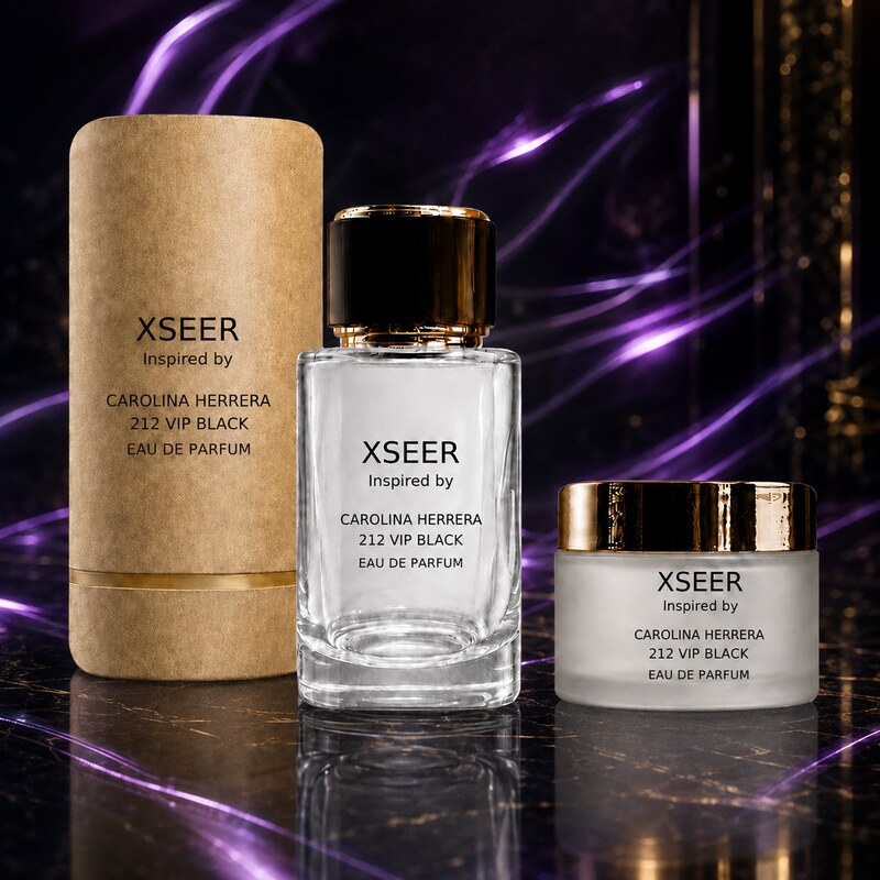 XSEER fragrance inspired by Carolina Herrera 212 VIP BLACK