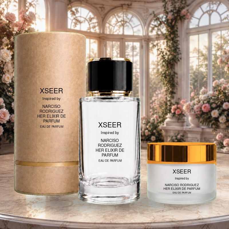 XSEER fragrance inspired by Narciso Rodriguez HER ELIXIR DE PARFUM